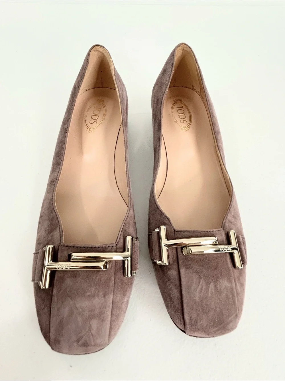Tod’s Brown Double T Flats Size 36.5 or US 6.5